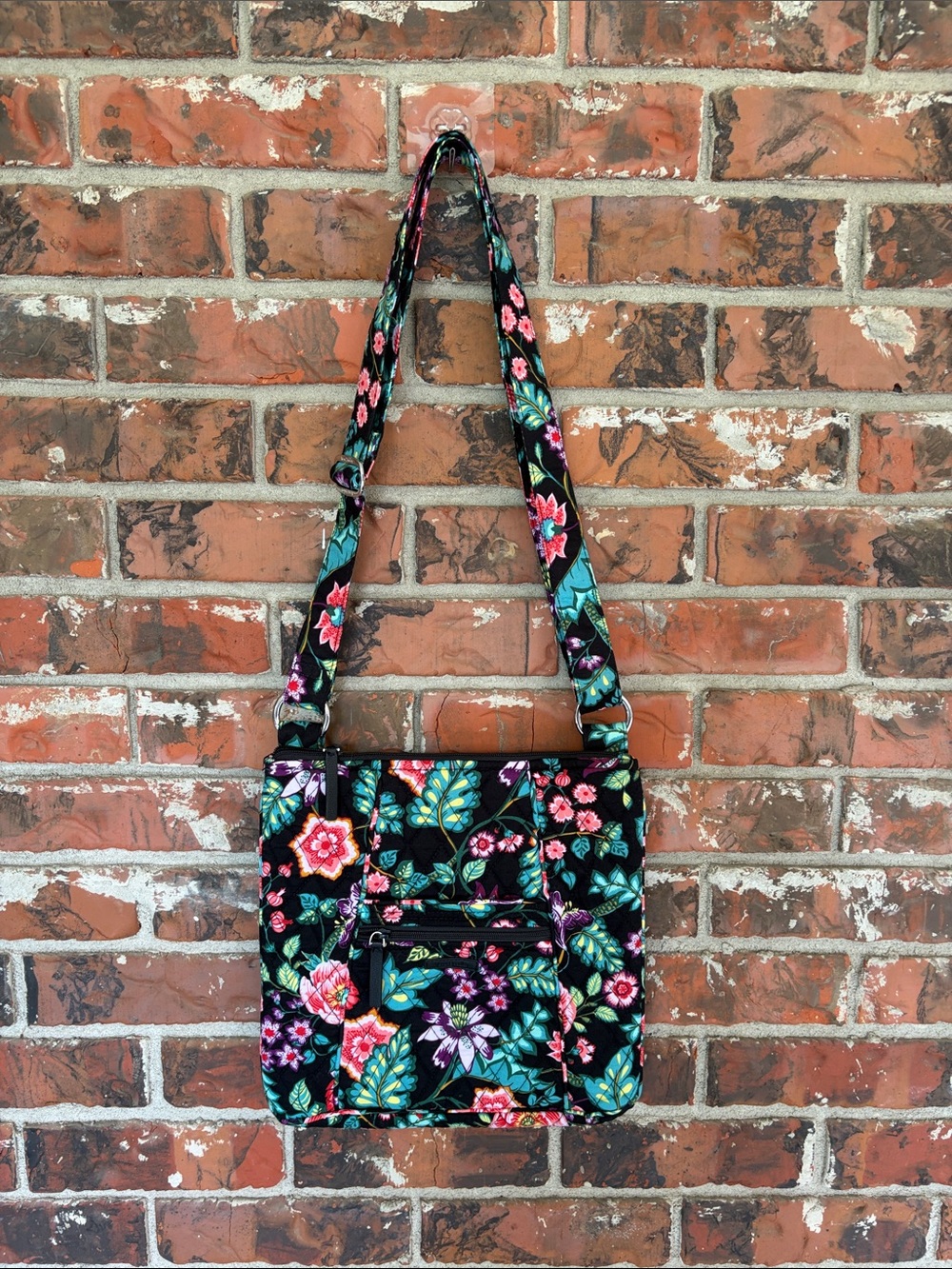 Vera Bradley floral shoulder bag